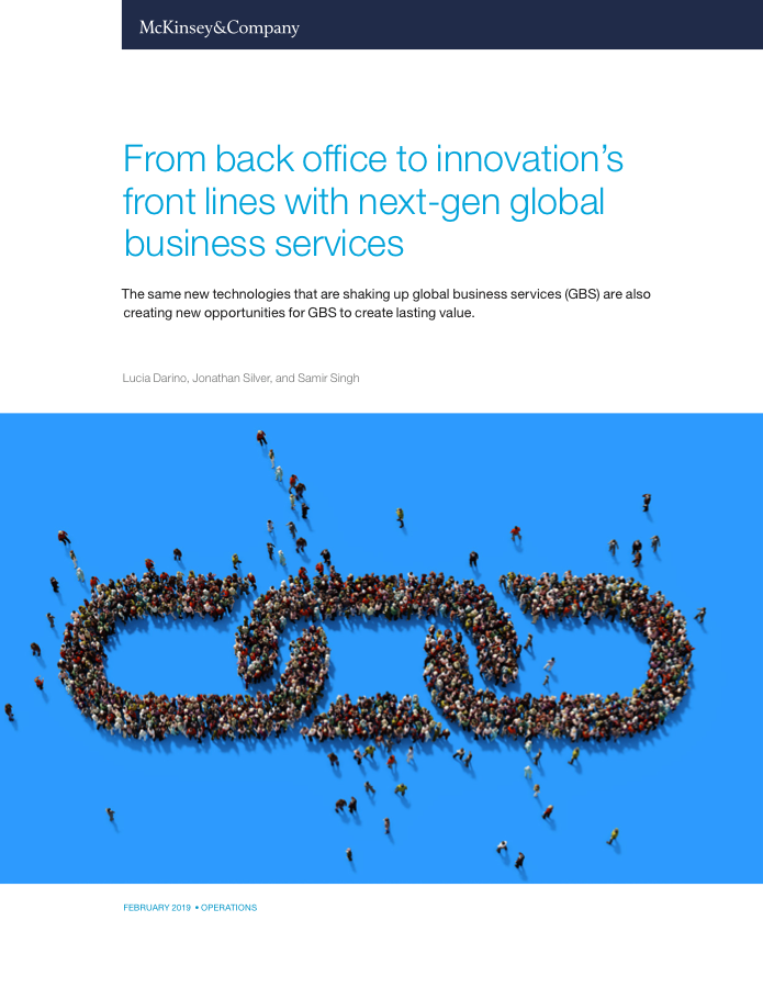From Back Office to Innovation report preview